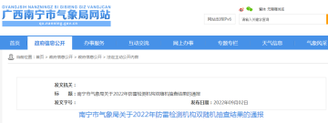 廣西南寧：通報2022年防雷檢測機構(gòu)雙隨機抽查結(jié)果